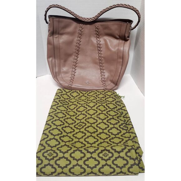 orYANY Purse NWT Chelsea Hobo Bag CH902 Braided Mocha Tag & Dust Bag Warm Taupe - Picture 13 of 14